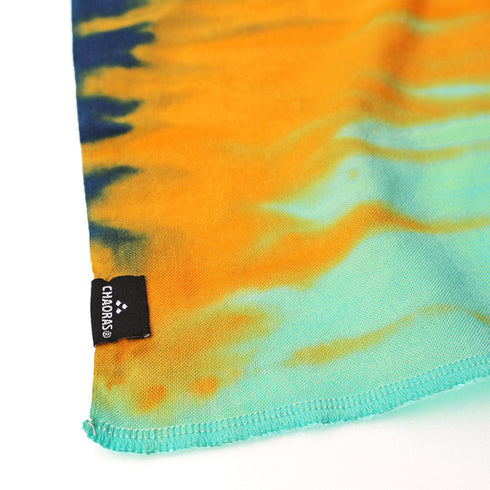 CHAORAS Sports Tenugui / Turquoise orange